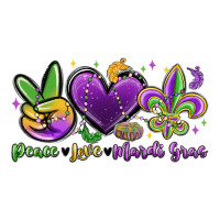 peace love mardi gras | Teevron