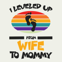 I Leveled Up From Wife To Mommy Urban Heavy Tee | Teevron