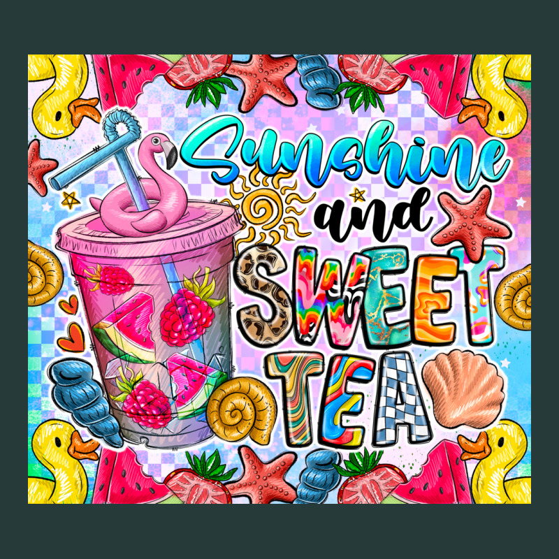 Summer Vibes With Sweet Tea Premium Sweatshirt by CowhideDigitalArt | Teevron