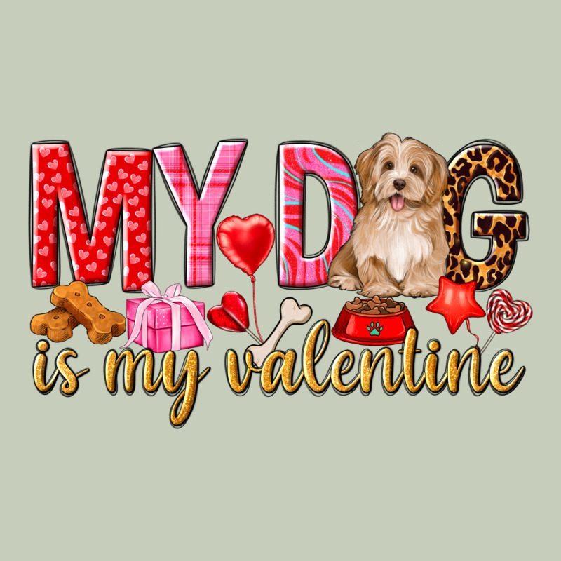 My Dog Is My Valentine Ladies Tee by NancyCooperArtShop | Teevron
