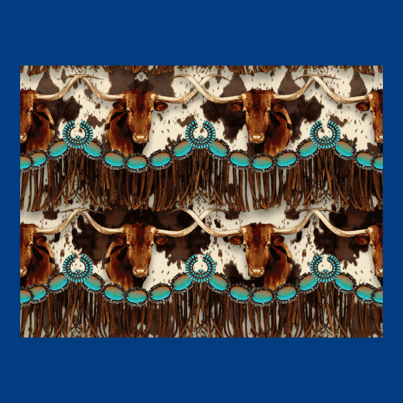 Longhorn Cow Pattern Premium Sweatshirt by CowhideDigitalArt | Teevron