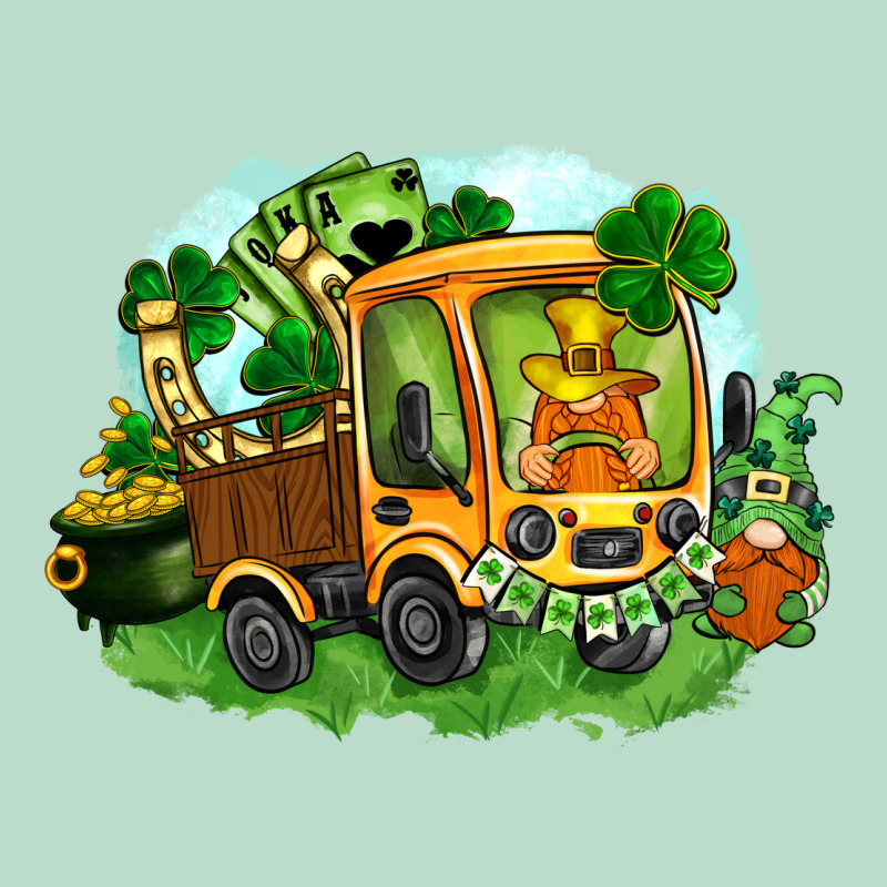 Truck Saint Patricks Day Premium Hoodie by FaDigitalArtStudio | Teevron