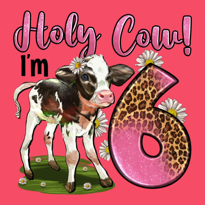 Holy Cow I'm 6 Years Old Premium Sweatshirt by LillyAllenDesigns | Teevron