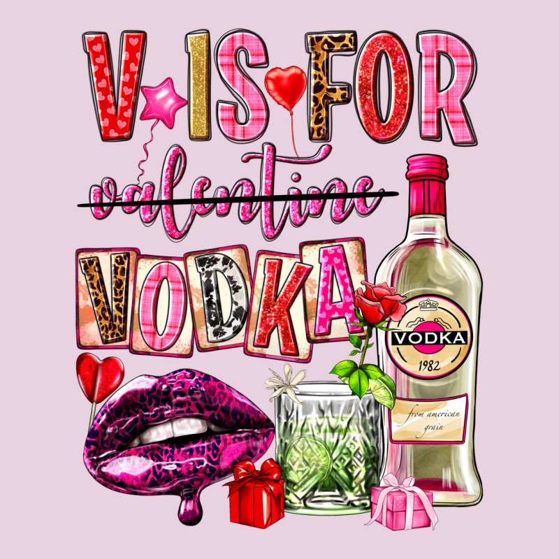 V Is For Vodka Ladies Tee by NancyCooperArtShop | Teevron
