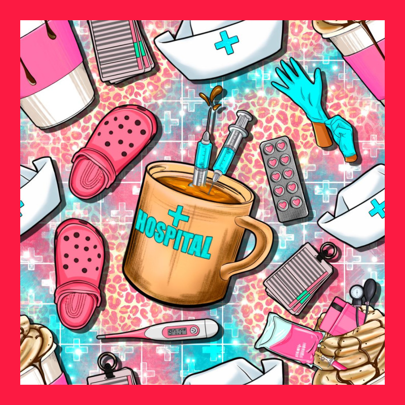 Hospital Nurse Coffee Cups With Leopard Seamless Pattern Bbs Zipper Hoodie by BundleAndBundleShop | Teevron