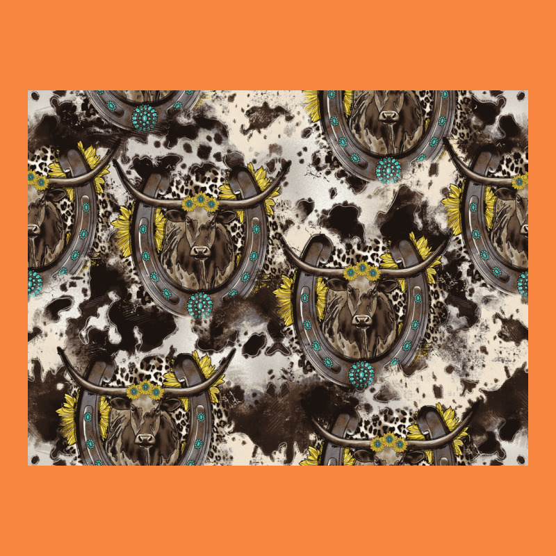 Longhorn Pattern Premium Sweatshirt by CowhideDigitalArt | Teevron