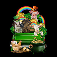 St. Patrick's Day Animal Truck Heavyweight Sweatshirt | Teevron