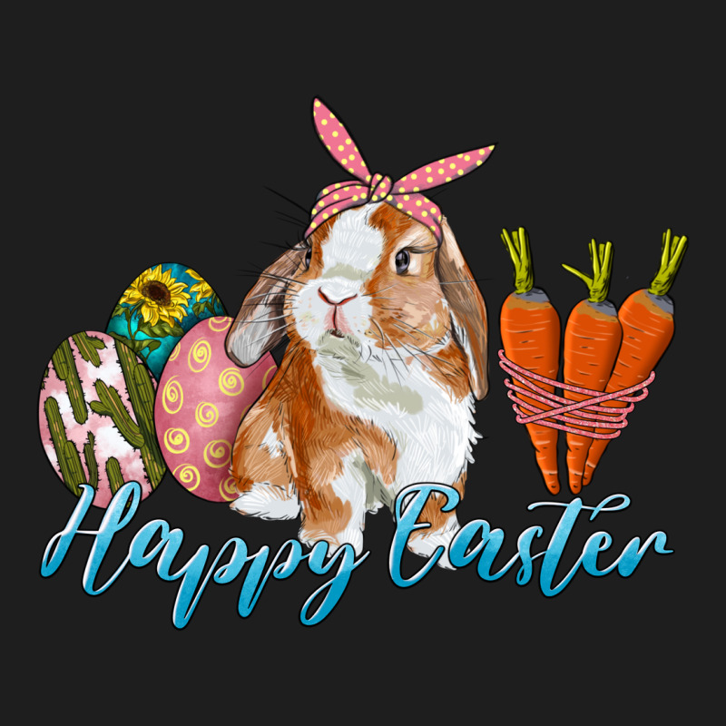 Happy Easter Bunny Carrots And Eggs Classic Tee by RanaPortraitStore | Teevron