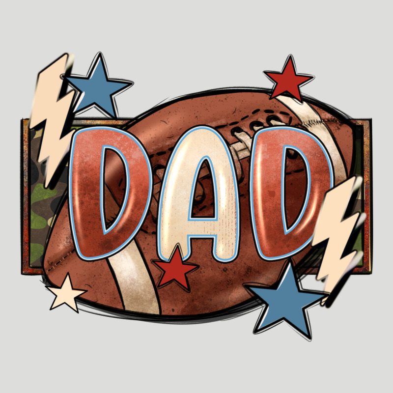 Football Dad Zipper Hoodie by FaDigitalArtStudio | Teevron