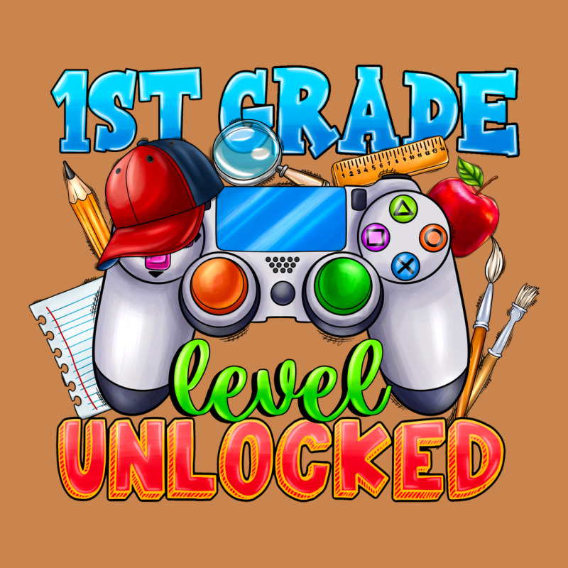 1st Grade Level Unlocked Heavyweight Hoodie by CowhideDigitalArt | Teevron
