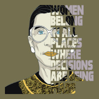 Rbg Ruth Bader Ginsburg Women Belong In All Places Vintage Hoodie | Teevron