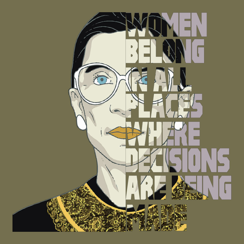 Rbg Ruth Bader Ginsburg Women Belong In All Places Vintage Hoodie by Bettercallsaul | Teevron