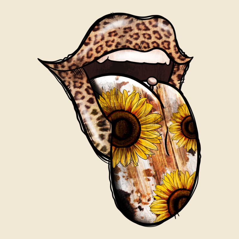 Leopard Sunflower Tongue Ladies Tee by Jasminsmagicworld | Teevron