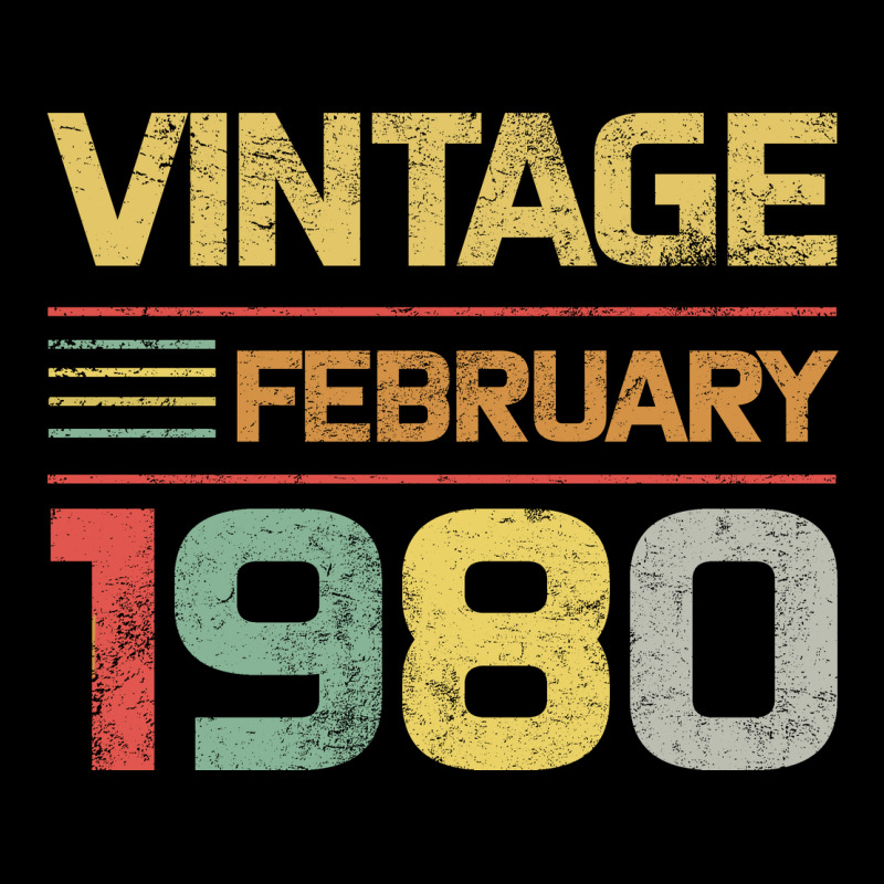 Born In 1980 Vintage February Urban Heavy Tee by Bettercallsaul | Teevron