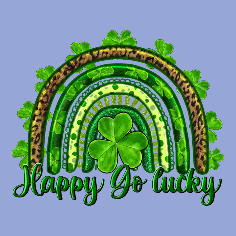 Saint Patricks Day Happy Go Lucky Rainbow Classic Tee by RanaPortraitStore | Teevron