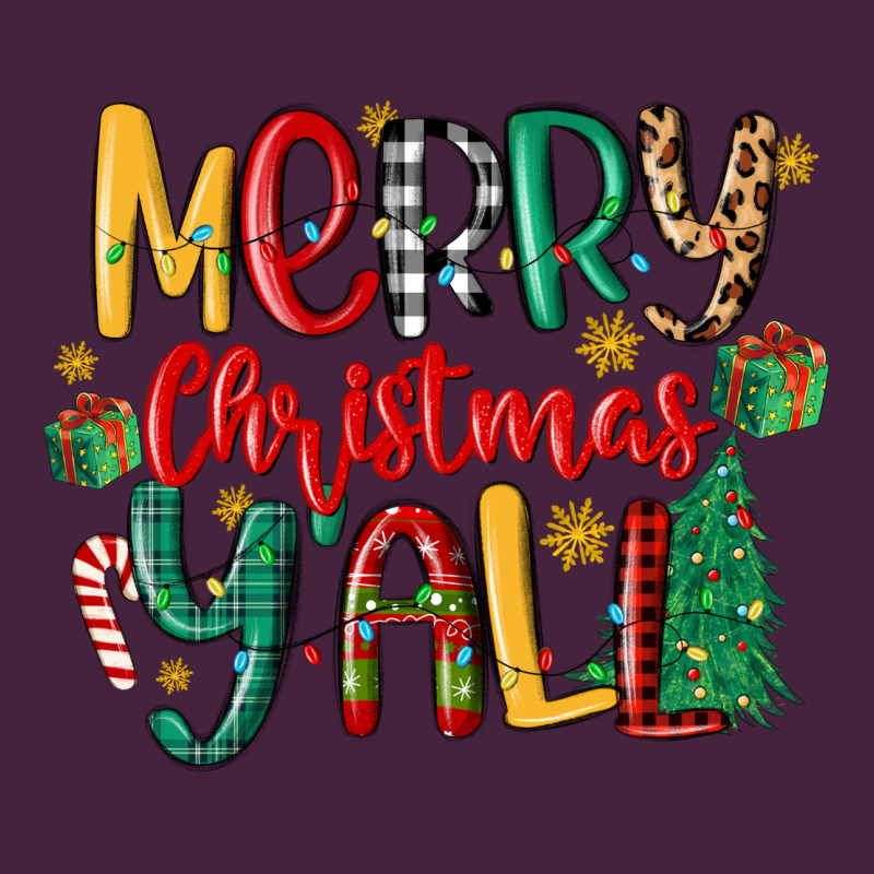 Merry Christmas Y'all Premium Tee by MaliasSmallBusiness | Teevron