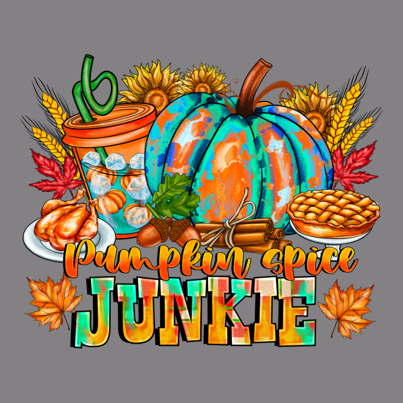 Pumpkin Spice Junkie Heavyweight Hoodie by CowhideDigitalArt | Teevron