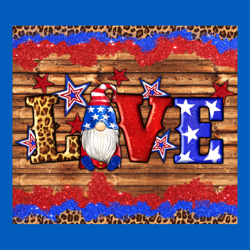 American Flag Gnomes Love Star Leopard Glitter Urban Hoodie by Artiststas | Teevron