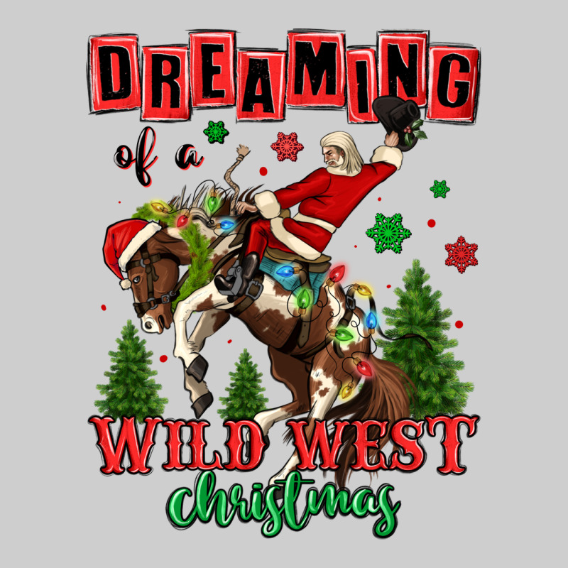 Dreaming Of A Wild West Christmas Cowboy Santa Premium Tee by MaliasSmallBusiness | Teevron