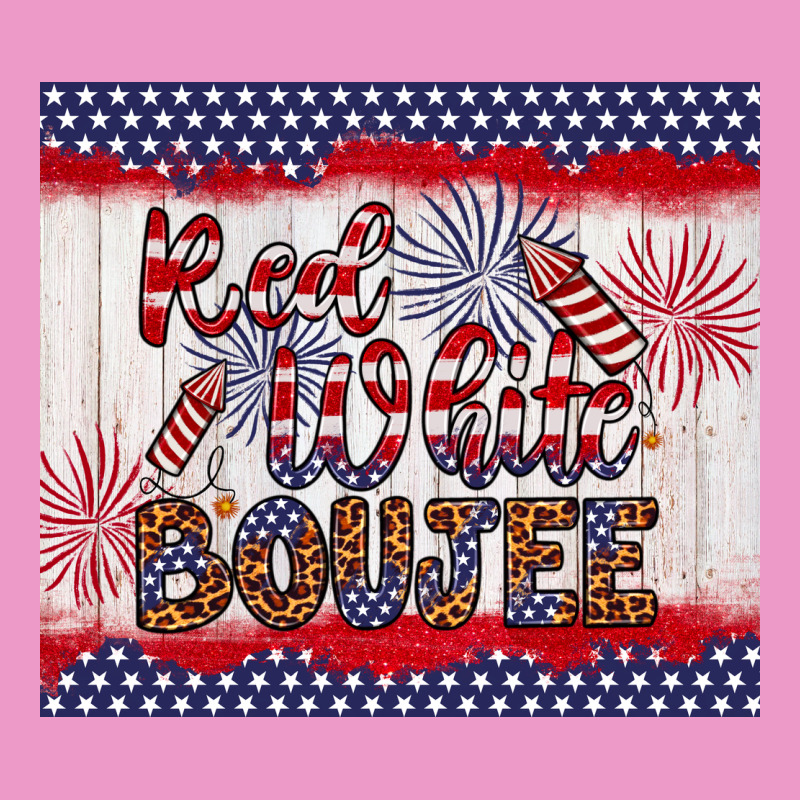 Red White Boujee Urban Hoodie by Artiststas | Teevron