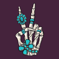 Turquoise Gemstone Skeleton Hand Premium Tee | Teevron