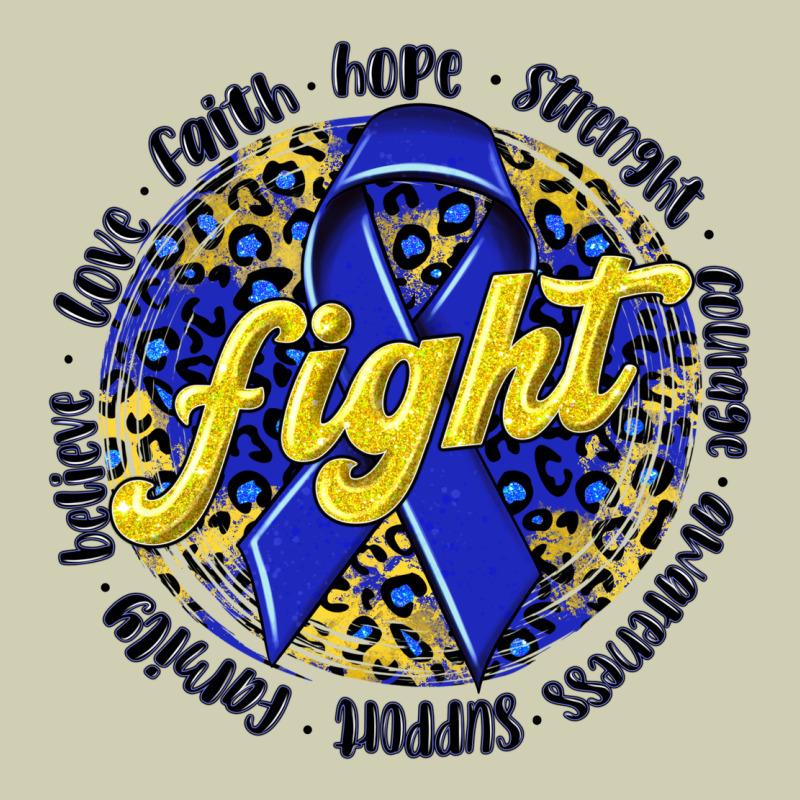 Fight Colorectal Cancer Heavy Core Tee by NancyCooperArtShop | Teevron