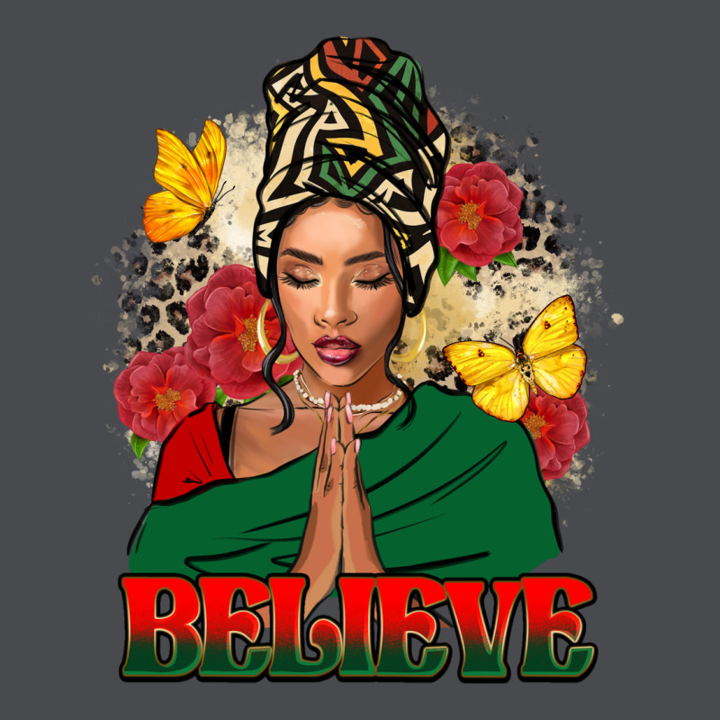 Believe Black Woman Zipper Hoodie by FaDigitalArtStudio | Teevron