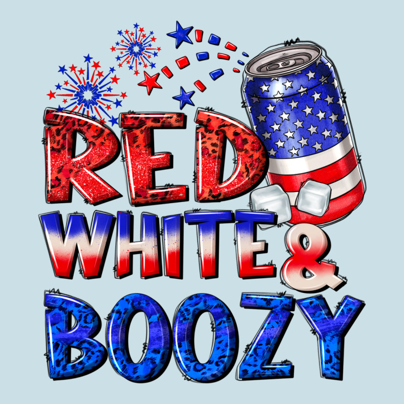 Red White Boozy Ladies Tee by NancyCooperArtShop | Teevron
