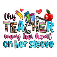 This Teacher Wears Her Her On Her Sleeve Premium Tee | Teevron