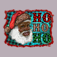 African American Santa Ho Ho Ho Vintage Tee | Teevron