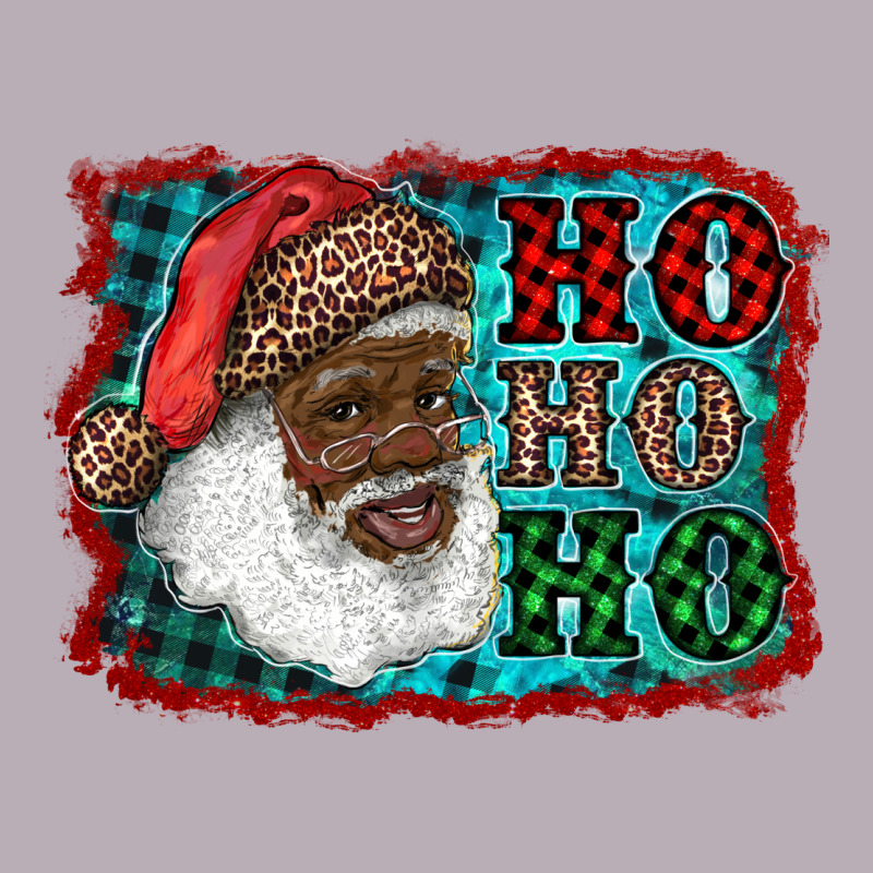 African American Santa Ho Ho Ho Vintage Tee by RanaPortraitStore | Teevron