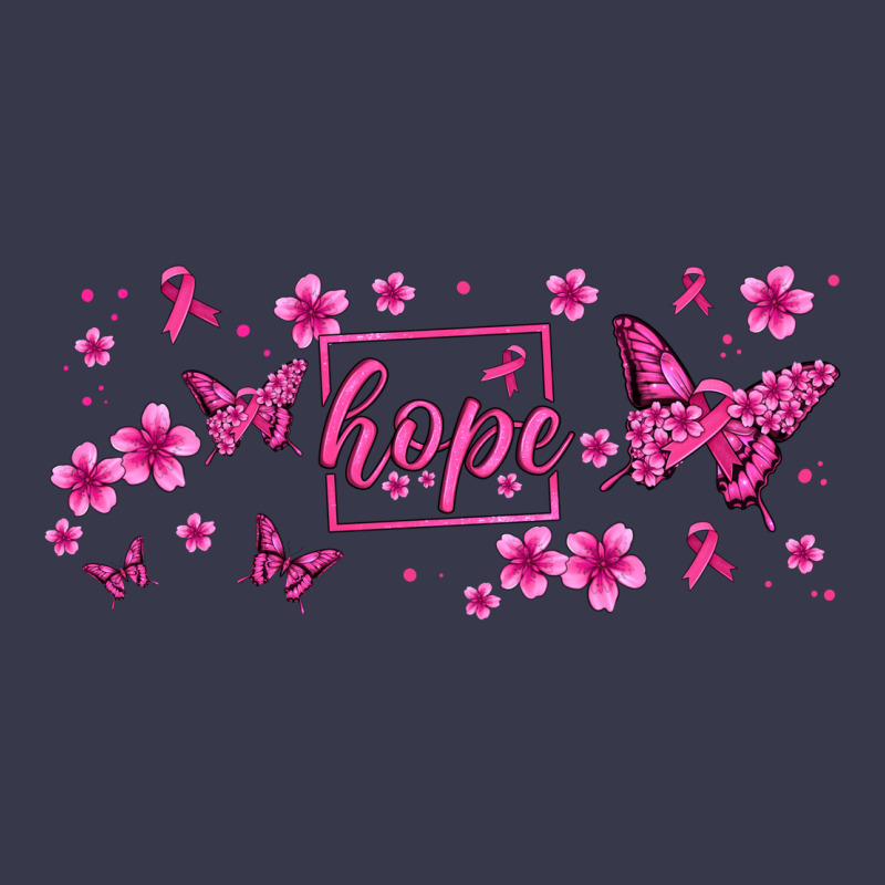 Hope Breast Cancer Butterfly Long Sleeve Tee by Jasminsmagicworld | Teevron