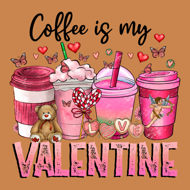 Coffee Is My Valentine Heavyweight Hoodie by CowhideDigitalArt | Teevron