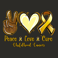 Peace Love Cure Bone Cancer Heavy Core Tee | Teevron