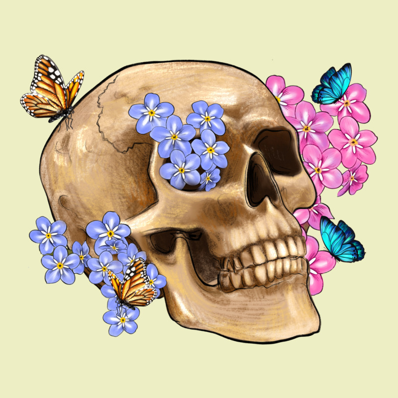Skull Flora Butterfly Urban Hoodie by Artiststas | Teevron