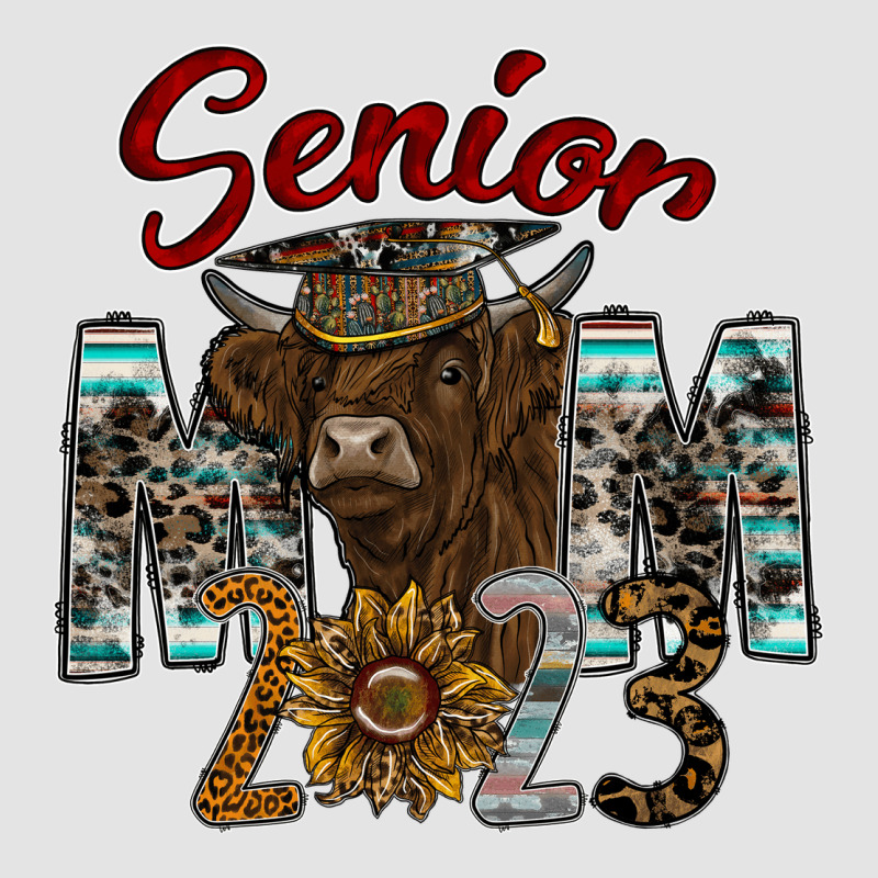 Senior Mom 2023 Premium Sweatshirt by CowhideDigitalArt | Teevron