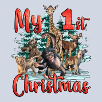 My First Christmas Baby Safari Animals Premium Sweatshirt | Teevron
