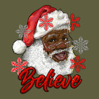 African American Santa Believe Vintage Tee | Teevron