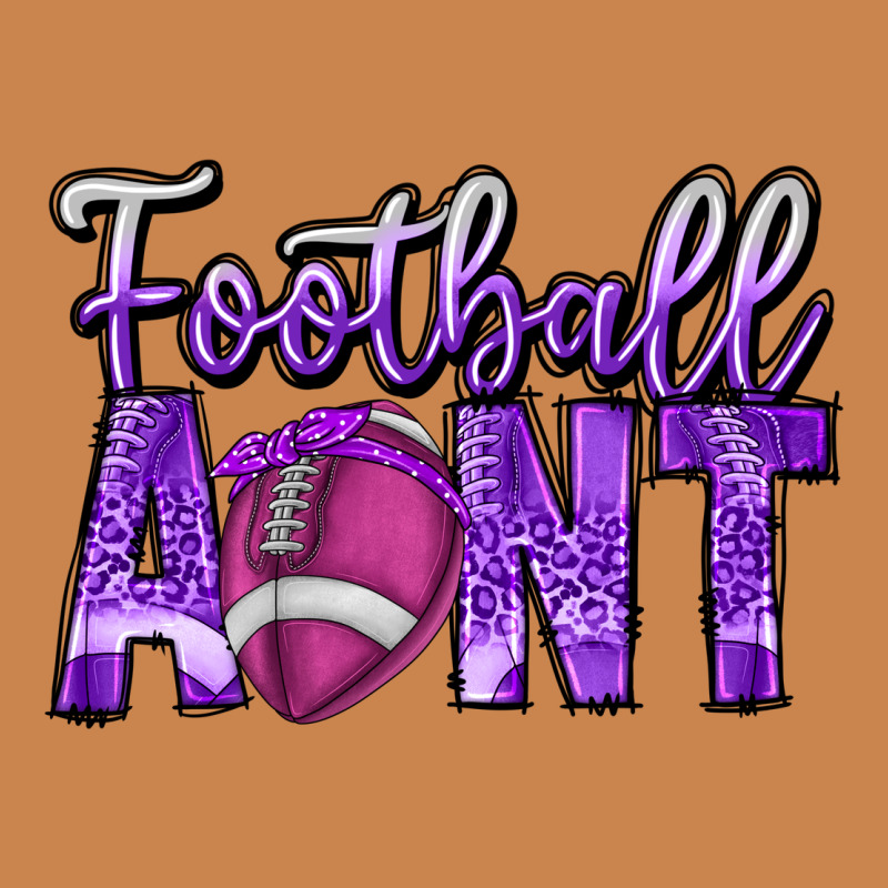 Football Aunt Heavyweight Hoodie by CowhideDigitalArt | Teevron