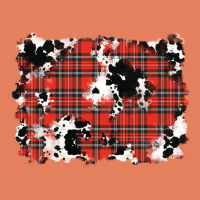 Christmas Plaid Cowhide Pattern Background Classic Tee | Teevron