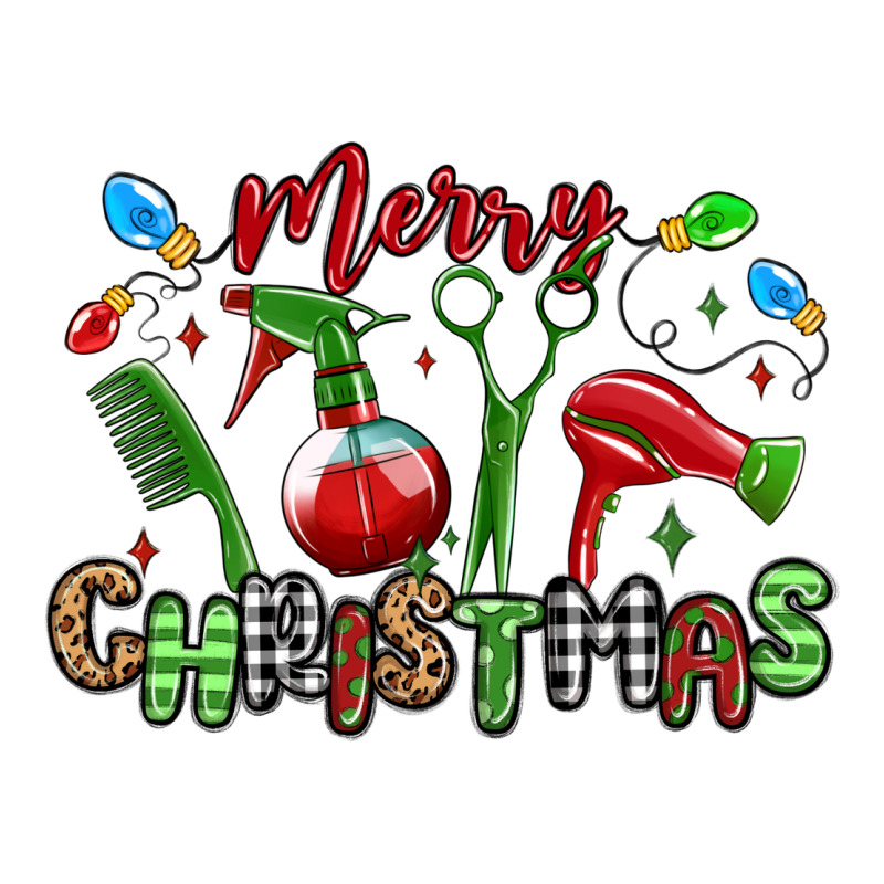 Merry Christmas Hair Dresser Premium Tee by MaliasSmallBusiness | Teevron