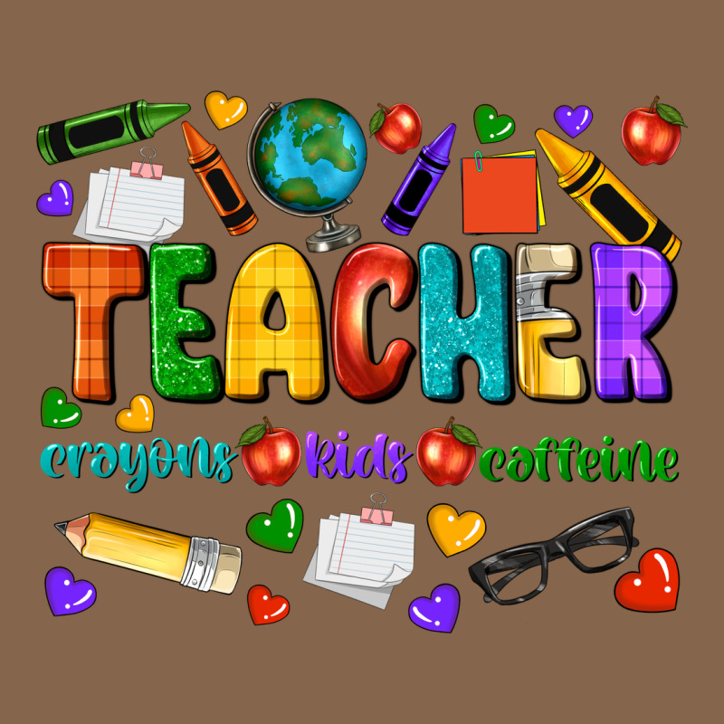 Teacher Crayons Kids Caffeine Premium Tee by NancyCooperArtShop | Teevron
