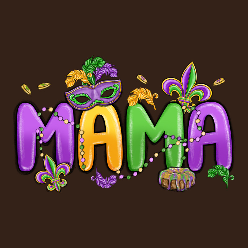 Mardi Gras Mama Heavy Core Tee by MaliasSmallBusiness | Teevron