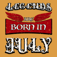 Legends Are Born In July Urban Heavy Tee | Teevron