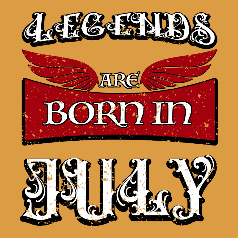 Legends Are Born In July Urban Heavy Tee by Bettercallsaul | Teevron