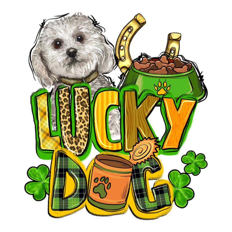 Lucky Dog St. Patrick's Zipper Hoodie by FaDigitalArtStudio | Teevron