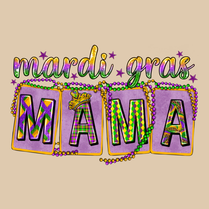 Mardi Gras Mama With Beads Heavyweight Sweatshirt by HowdyJamesFarm | Teevron
