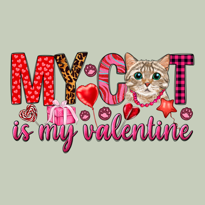 My Cat Is My Valentine Ladies Tee by NancyCooperArtShop | Teevron