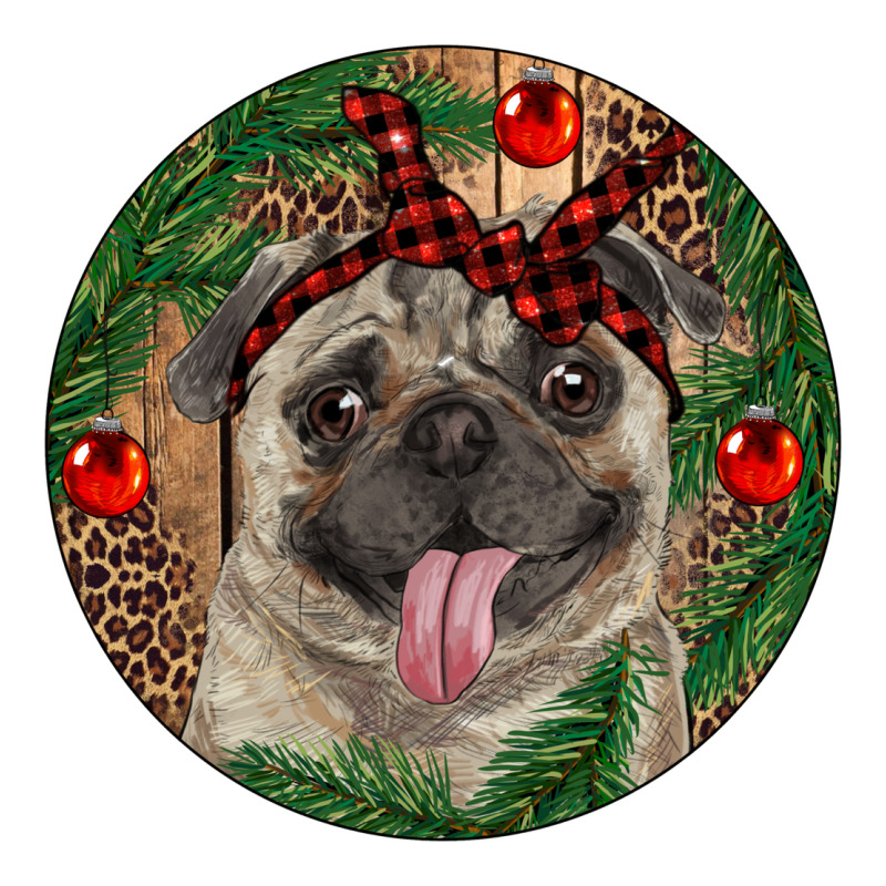 Christmas Pug With Leopard Classic Tee by RanaPortraitStore | Teevron