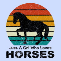 Just A Girl Who Loves Horses Urban Heavy Tee | Teevron
